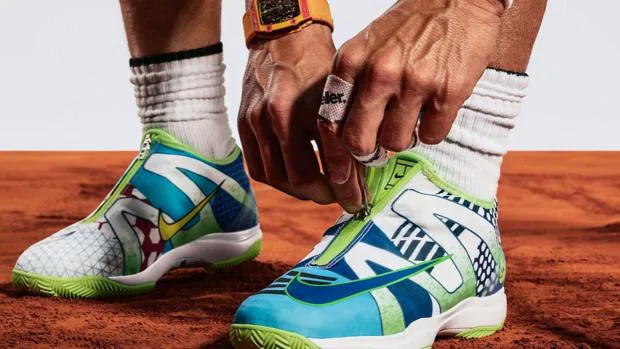 Las zapatillas con las que Rafa Nadal ganó la final Garros