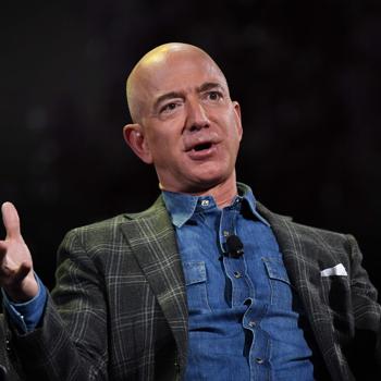 Bezos durante la conferencia