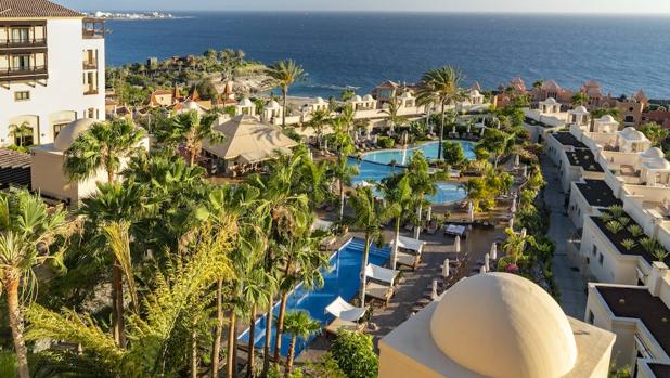 Vistas desde el hotel Vincci La Plantación Sur, en Costa Adeje, Tenerife.
