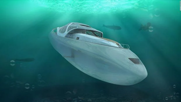 Así será la nueva embarcación de lujo que se convertirá en submarino