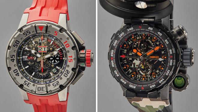 Modelos Richard Mille RM 032 y Richard Mille RM 25-01