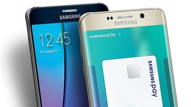 Detalle de Samsung Pay, el sistema de pagos móviles de la firma surcoreana