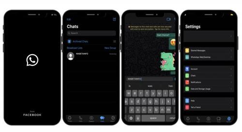 Así será el modo oscuro de WhatsApp para iOS