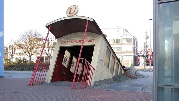 La estación de Bockenheimer Warte, en Fráncfort