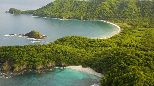 Vista aérea de las playas de Guanacaste