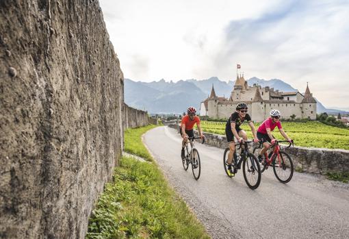 Aigle, punto de partida para muchas rutas espectaculares en bici