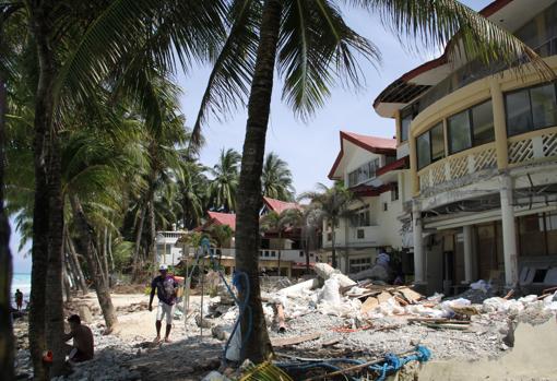 Todos los hoteles y restaurantes de Boracay están siendo reformados para cumplir nuevas normas
