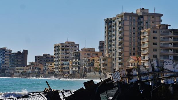 Varosha, un distrito de la ciudad chipriota de Famagusta, fue abandonada en 1974