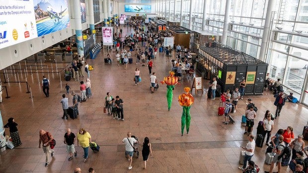 Entrada al aeropuerto de Bruselas
