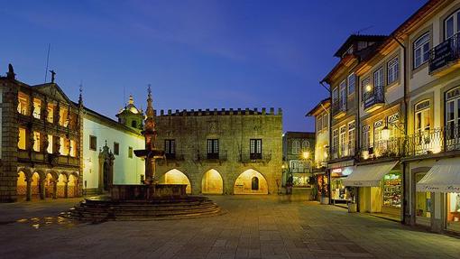 Ciudad Española En La Frontera Con Portugal