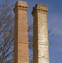 Example of the wine chimneys of Tomelloso